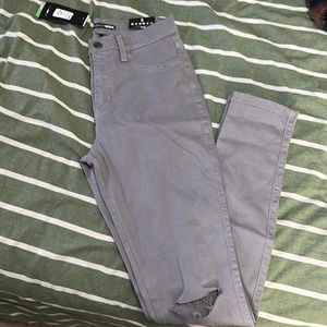 Fashion Nova High Rise skinny jeans.